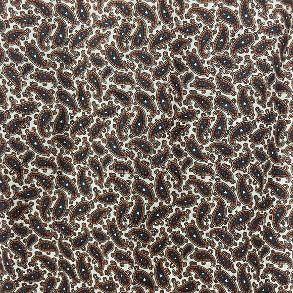 Pier Giorgio Italian Scarf Womens Paisley‎ Mid Century Vintage SIGNED - Picture 5 of 6